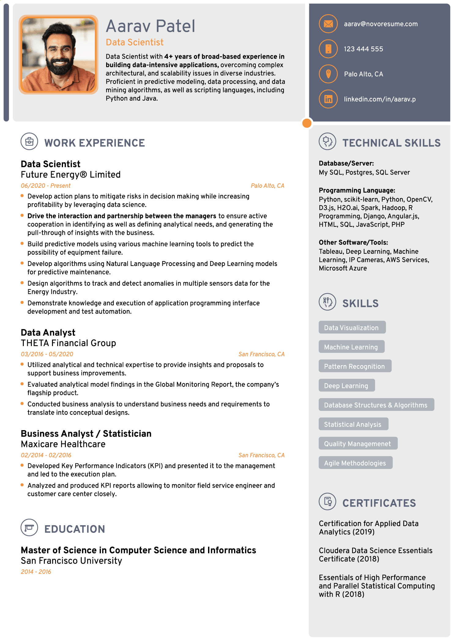 Tech Resume Template